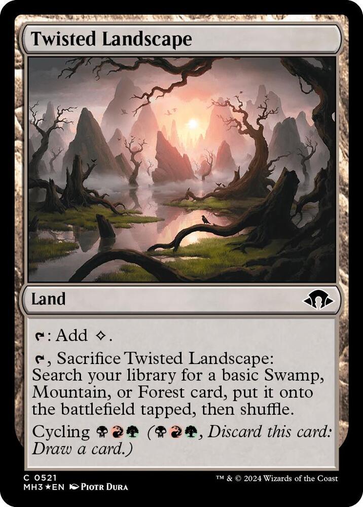 Twisted Landscape (Ripple Foil), Modern Horizons 3 521