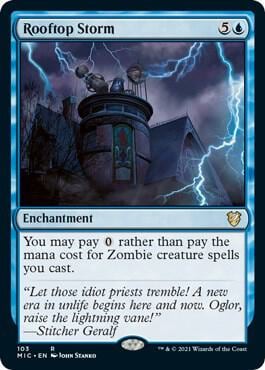 Rooftop Storm, Commander: Innistrad: Midnight Hunt 103