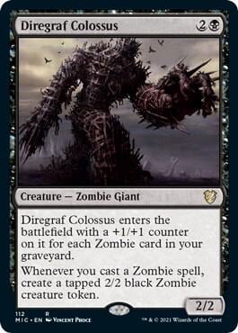 Diregraf Colossus, Commander: Innistrad: Midnight Hunt 112
