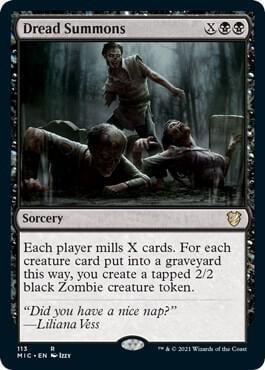 Dread Summons, Commander: Innistrad: Midnight Hunt 113