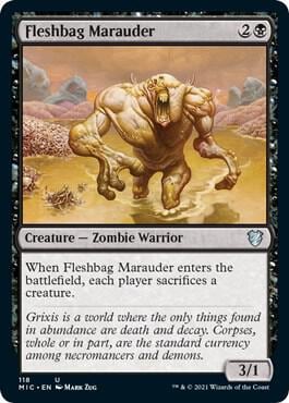 Fleshbag Marauder, Commander: Innistrad: Midnight Hunt 118