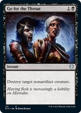 Go for the Throat, Commander: Innistrad: Midnight Hunt 119