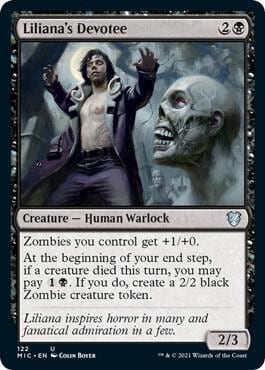 Liliana's Devotee, Commander: Innistrad: Midnight Hunt 122