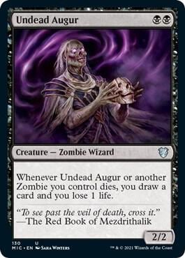 Undead Augur, Commander: Innistrad: Midnight Hunt 130