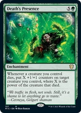 Death's Presence, Commander: Innistrad: Midnight Hunt 137