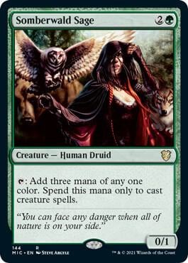 Somberwald Sage, Commander: Innistrad: Midnight Hunt 144