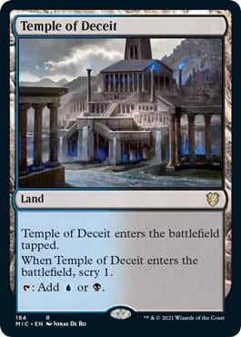 Temple of Deceit, Commander: Innistrad: Midnight Hunt 184