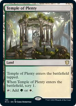 Temple of Plenty, Commander: Innistrad: Midnight Hunt 185
