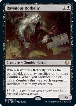 Ravenous Rotbelly, Commander: Innistrad: Midnight Hunt 22