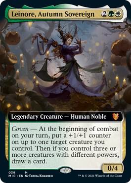 Leinore, Autumn Sovereign (Extended Art), Commander: Innistrad: Midnight Hunt 39
