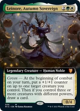 Leinore, Autumn Sovereign (Extended Art), Commander: Innistrad: Midnight Hunt 39
