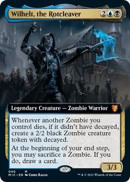 Wilhelt, the Rotcleaver (Extended Art), Commander: Innistrad: Midnight Hunt 40