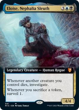 Eloise, Nephalia Sleuth (Extended Art), Commander: Innistrad: Midnight Hunt 41