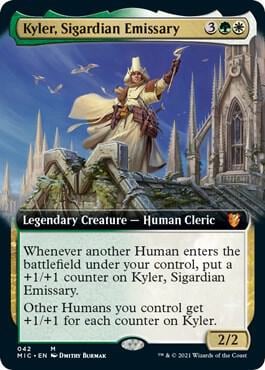 Kyler, Sigardian Emissary (Extended Art), Commander: Innistrad: Midnight Hunt 42