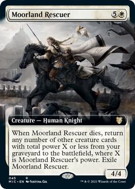 Moorland Rescuer (Extended Art), Commander: Innistrad: Midnight Hunt 45