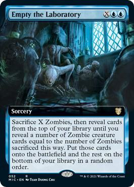 Empty the Laboratory (Extended Art), Commander: Innistrad: Midnight Hunt 52