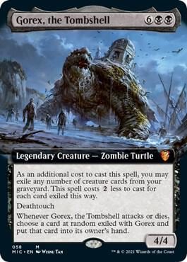 Gorex, the Tombshell (Extended Art), Commander: Innistrad: Midnight Hunt 58