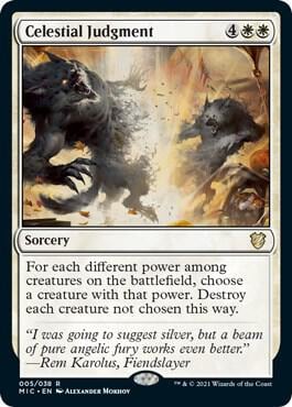 Celestial Judgment, Commander: Innistrad: Midnight Hunt 5