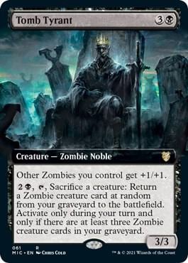 Tomb Tyrant (Extended Art), Commander: Innistrad: Midnight Hunt 61