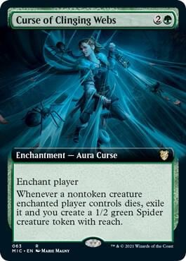 Curse of Clinging Webs (Extended Art), Commander: Innistrad: Midnight Hunt 63