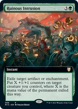 Ruinous Intrusion (Extended Art), Commander: Innistrad: Midnight Hunt 66