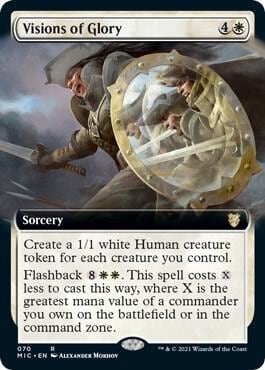 Visions of Glory (Extended Art), Commander: Innistrad: Midnight Hunt 70