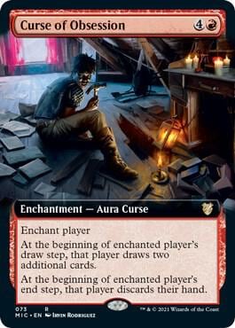 Curse of Obsession (Extended Art), Commander: Innistrad: Midnight Hunt 73