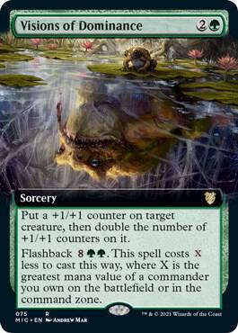 Visions of Dominance (Extended Art), Commander: Innistrad: Midnight Hunt 75