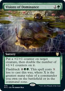 Visions of Dominance (Extended Art), Commander: Innistrad: Midnight Hunt 75