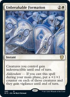 Unbreakable Formation, Commander: Innistrad: Midnight Hunt 95