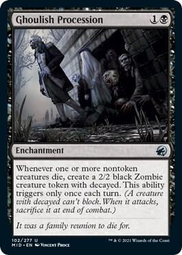 Ghoulish Procession, Innistrad: Midnight Hunt 102