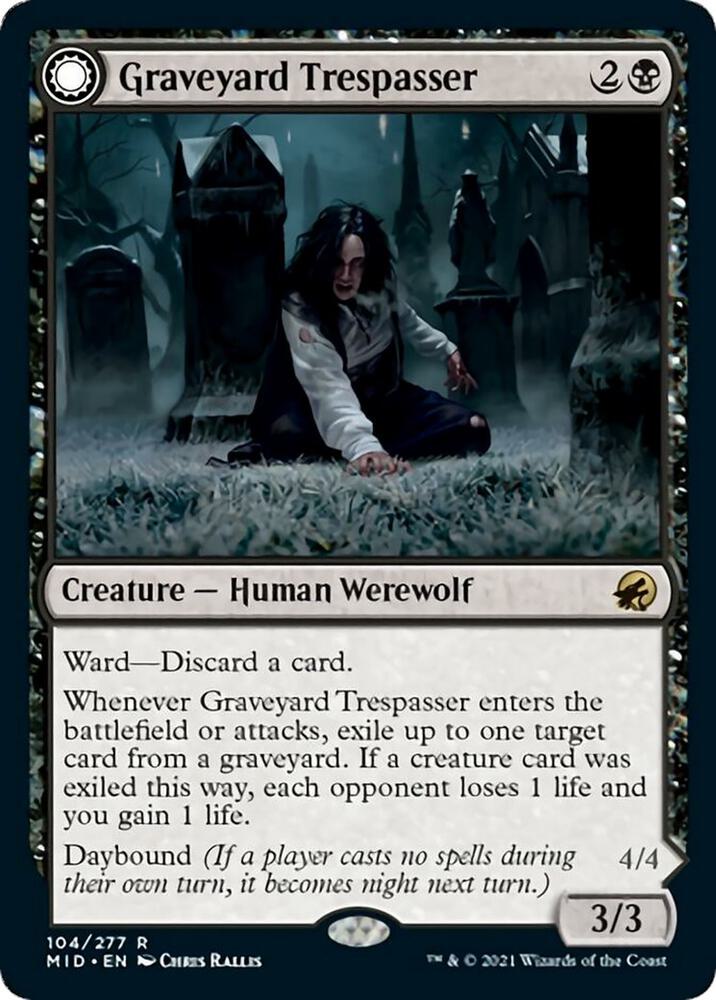 Graveyard Trespasser, Innistrad: Midnight Hunt 104