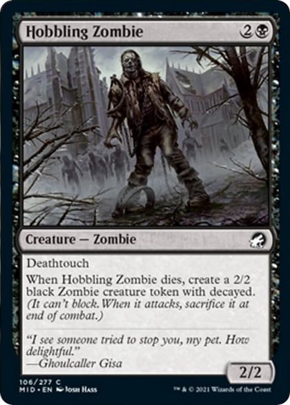 Hobbling Zombie, Innistrad: Midnight Hunt 106