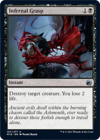 Infernal Grasp, Innistrad: Midnight Hunt 107