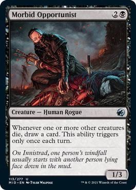 Morbid Opportunist, Innistrad: Midnight Hunt 113