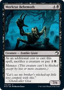 Morkrut Behemoth, Innistrad: Midnight Hunt 114