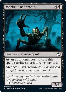 Morkrut Behemoth, Innistrad: Midnight Hunt 114
