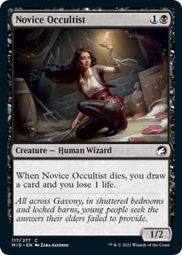 Novice Occultist, Innistrad: Midnight Hunt 117