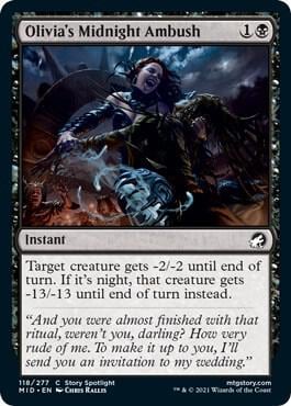 Olivia's Midnight Ambush, Innistrad: Midnight Hunt 118
