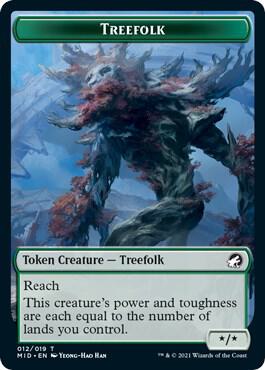Treefolk Token, Innistrad: Midnight Hunt 12