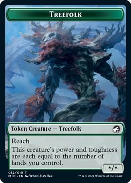 Treefolk Token, Innistrad: Midnight Hunt 12