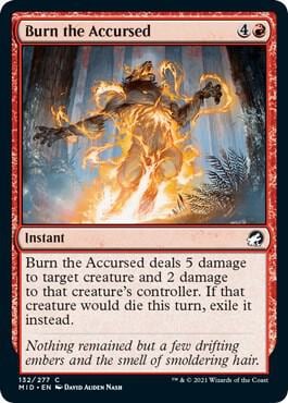 Burn the Accursed, Innistrad: Midnight Hunt 132