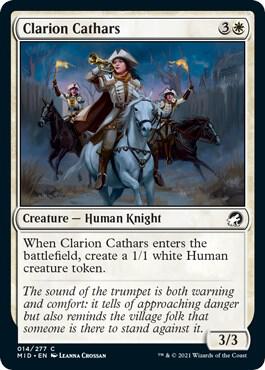 Clarion Cathars, Innistrad: Midnight Hunt 14