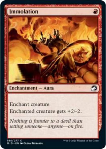 Immolation, Innistrad: Midnight Hunt 144