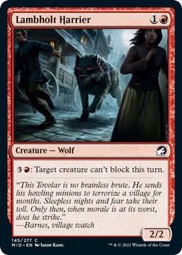 Lambholt Harrier, Innistrad: Midnight Hunt 145
