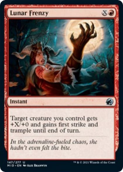 Lunar Frenzy, Innistrad: Midnight Hunt 147