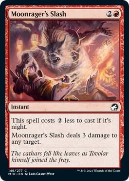 Moonrager's Slash, Innistrad: Midnight Hunt 148