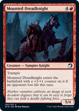 Mounted Dreadknight, Innistrad: Midnight Hunt 150