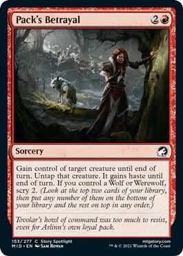 Pack's Betrayal, Innistrad: Midnight Hunt 153