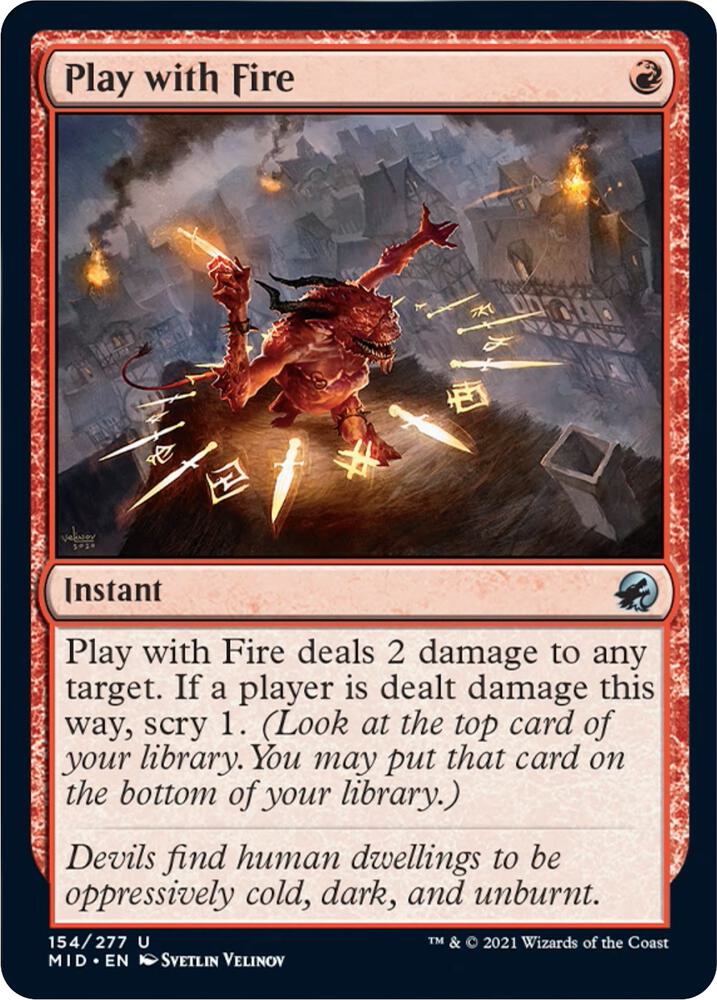 Play with Fire, Innistrad: Midnight Hunt 154
